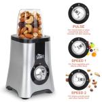 Uten 5-in-1 Smoothie Blender 42 oz/1.25L, Multi-Functional Mixer, Smoothie Maker, Juicer, Grinder with 304 Stainless Steel Blades, BPA-Free, Dishwasher Safe, Includes 3 Blender Cups & 2 Travel Bottles