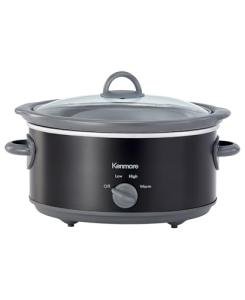 Kenmore 5 Quart Slow Cooker - Crock pot with Programmable Settings,Digital Controls, Dishwasher-Safe Stoneware, Warm Rice & Sous Vide Stew