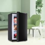 Maine Mini Upright freezer, 3.6 Cubic Feet, Single Door Compact Freezer with Reversible Stainless Steel Door, 3-Speed Temperature Adjustment Small freezer for Home/Dorms