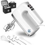Lord Eagle 9-Speed Digital Hand Mixer Electric Handheld, 500W DC Motor Kitchen Mixer for Cake Baking, Lightweight Egg Beaters with Stain-resistant & Waterproof Storage Bag & 6 Accessories