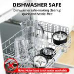 Rockxlife Blenders and Food Processor Combo for Kitchen, 13Pcs 4 in 1 Blender for Shakes and Smoothies,17oz Meat Grinder baby food&10oz Spice Grinder 42oz Family&24oz to-go Cups,Dishwasher Safe,Silver