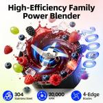 Rockxlife Blenders and Food Processor Combo for Kitchen, 13Pcs 4 in 1 Blender for Shakes and Smoothies,17oz Meat Grinder baby food&10oz Spice Grinder 42oz Family&24oz to-go Cups,Dishwasher Safe,Silver