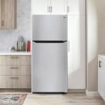 LG 30 in. 20 cu. ft. Stainless-steel Top-mount Refrigerator with Multi-air Flow Cooling