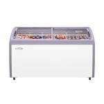 KoolMore MCF-16C Commercial Ice Cream Freezer Display Case, 16 Cu. Ft, White