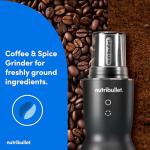 nutribullet Ultra Plus+ 3-1 Compact Kitchen System, 1200W Kitchen System with Blender, Food Processor, and Coffee and Spice Grinder, 32oz and 24oz Blending Cups, 2-Cup Food Processor, Gunmetal Gray