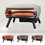NEW Witt ETNA Rotante Award Winning Pizza Oven with 360 Degrees Rotating Pizza Stone and Booster Burner. This Outdoor Gas Pizza Oven Bakes a Pizza in Less than a minute -Stone