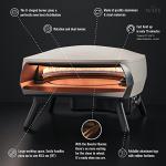 NEW Witt ETNA Rotante Award Winning Pizza Oven with 360 Degrees Rotating Pizza Stone and Booster Burner. This Outdoor Gas Pizza Oven Bakes a Pizza in Less than a minute -Stone
