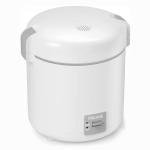 Rice Cooker Small 1-1.5 Cups Uncooked(3 Cups Cooked), Mini Rice Cooker with Removable Nonstick Pot, One Touch&Keep Warm Function, Travel Rice Cooker for Soup Grain Oatmeal Veggie, White