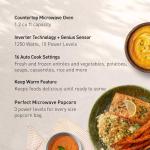 Panasonic Countertop Microwave Oven, 1.2 Cu. Ft., 1250W, Inverter Technology with Genius Sensor, Stainless Steel - NN-SN67QS