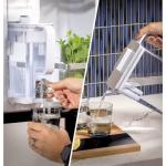 GE Profile 28.7 cu. ft. 4-Door French Door Refrigerator in Stainless Steel with Dual-Dispense Autofill Pitcher PGE29BYTFS