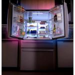 GE Profile 28.7 cu. ft. 4-Door French Door Refrigerator in Stainless Steel with Dual-Dispense Autofill Pitcher PGE29BYTFS