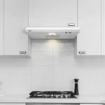 RCA R-RHUCC30SWH 30 in. Century Collection Ductless Under Cabinet Range Hood, Reusable Filter, Rocker Switch, Light, White
