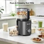 3-in-1 Juicer Machines, Cold Press Juicer 7“ Large Chute & 120oz – for Whole Vegetables & Fruits, High Juice Yield | Nut Milk | Natural Sorbet, Sliver