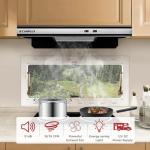 CAMPLUX RV Range Hood 22 Inches,12V DC Range Hood, Ultra Quiet, Powerful Suction, Ideal for RV Travel, Mobile Homes, Yachts, or Small Apartments