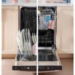 GE 24 in. Black Top Control Built-in Tall Tub Dishwasher with 3rd Rack, Bottle Jets, 45 dBA GDT670SGVBB