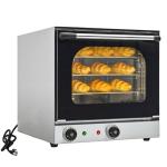 Culistra Commercial Covection Oven, 3-Tier Wiring Grids, Half-Size Electric Convection Oven Contertop, 1750W, Stainless Steel Chamber, for Catering, Bakeries, Perfect for Iftar,CSA Certified