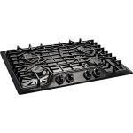 Frigidaire FFGC3026SB 30" ADA Compliant Built-In Gas Cooktop With 4 Sealed Burners 41500 BTU Total Output Continuous Grates Low Simmer Burner And Color-Coordinated Control Knobs: Black