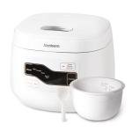 Joydeem Ceramic Rice Cooker FD20S-W, 4 Cups Uncooked Rice Cookers with Pure Ceramic Inner Pot, 24h Dealy Start, 2L, White
