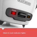 BLACK+DECKER Electric Rice Cooker with Keep-Warm Function