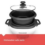 BLACK+DECKER Electric Rice Cooker with Keep-Warm Function