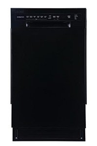 EdgeStar BIDW1802BL 18 Inch Wide 8 Place Setting Built-In Dishwasher