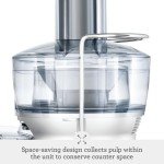 Breville the Juice Fountain Compact Juicer, 10" x 10.5" x 16", Silver
