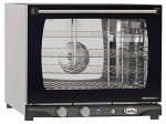 Cadco XAF-133 23-5/8" Half-Size Heavy Duty Countertop Convection Oven w/Humidity Control for Restaurant Hotel Food Truck Concession Kiosk, 4 Shelves, Stainless Steel, 208/240V, NSF