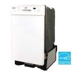 SPT SD-9254W 18″ Wide Built-In Dishwasher w/Heated Drying, ENERGY STAR, 6 Wash Programs, 8 Place Settings and Stainless Steel Tub – White