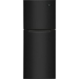 Frigidaire 10.1 Cu. Ft. Compact ADA Top Freezer Refrigerator in Black with Electronic Control Panel, Reversible Door Swing, ENERGY STAR