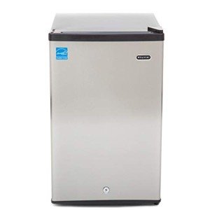 Whynter CUF-301SS Upright Freezer, 3 Cubic Feet, Stainless Steel