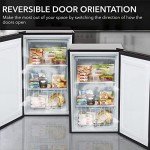 Whynter CUF-301SS Upright Freezer, 3 Cubic Feet, Stainless Steel