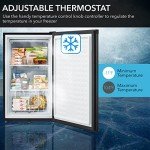Whynter CUF-301SS Upright Freezer, 3 Cubic Feet, Stainless Steel