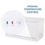 Kratos Commercial Chest Freezer, 23. Cu Ft Capacity, Solid Top, White, Large Storage (69K-750)