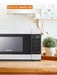 Commercial CHEF CHM990W 900 Watt Counter Top Microwave Oven, 0.9 Cubic Feet, White Cabinet
