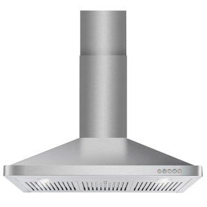 COSMO COS-63190 36 in. Vista Collection 380 CFM Ducted Wall Mount Range Hood, Button Controls, LED Lights, Stainless Steel