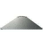COSMO COS-63190 36 in. Vista Collection 380 CFM Ducted Wall Mount Range Hood, Button Controls, LED Lights, Stainless Steel