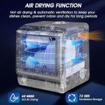 AIRMSEN Portable Countertop Dishwashers, 5 Washing Programs Mini Dishwashers with 5 L Built-in Water Tank and Double-layered Glass Door, No Hookup Needed for Home, Apartments & RVs