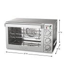 Waring Commercial WCO250X Quarter Size Pan Convection Oven, 120V, 5-15 Phase Plug