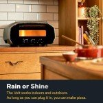 Ooni Volt 12 Electric Pizza Oven - Indoor & Outdoor Versatile Electric Oven, Pizza Cooker with Stone, Indoor and Outdoor Toaster Oven Countertop, Portable Pizza Oven, Cook 12 Inch Pizzas and More