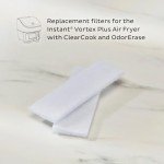 Instant Vortex Plus 6QT Air Fryer with Odor Erase Technology, 6-in-1 Functions that Crisps, Roasts, Broils, Dehydrates, Bakes & Reheats, 100+In-App Recipes, from the Makers of Instant Pot,1700W,Black