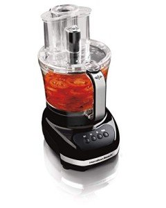 Hamilton Beach Big Mouth Duo Plus 12 Cup Food Processor & Vegetable Chopper with Additional Mini 4 Cup Bowl, Black (70580)