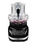 Hamilton Beach Big Mouth Duo Plus 12 Cup Food Processor & Vegetable Chopper with Additional Mini 4 Cup Bowl, Black (70580)
