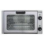 Adcraft COQ-1750W Quarter-Size Electric Countertop Convection Oven, Heavy Duty, Stainless Steel, 120v, NSF, Silver