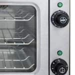 Adcraft COQ-1750W Quarter-Size Electric Countertop Convection Oven, Heavy Duty, Stainless Steel, 120v, NSF, Silver