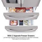 LG LMXS28626S 28 Cu. Ft. Stainless Steel 4-Door French Door Refrigerator