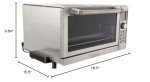 Cuisinart TOB-135N Deluxe Convection Toaster Oven Broiler, Brushed Stainless, Silver