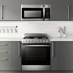 BLACK+DECKER EM044KB19 Over The Range Microwave Oven with One Touch, 1000 Watts, 400 CFM and Sensor Cooking, OTR 1.9 Cu.ft