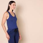 Amazon Essentials Women's Active Workout Quick Dry Tech Stretch Racerback Tank Top (Available in Plus Size), Pack of 2, Fuchsia/Navy, Large