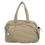 OMISTAR Tennis Bags for Women - Tennis Racket Tote Bag with Shoe Compartment, Racquet Compartment, Water Bottle Pocket, 18.9 x 7.5 x 12.2 in Tennis Bag Weekend Bag for Women, Camel