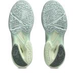 ASICS Women's Solution Speed FlyteFoam 3 Tennis Shoes, 9, Lichen Rock/White